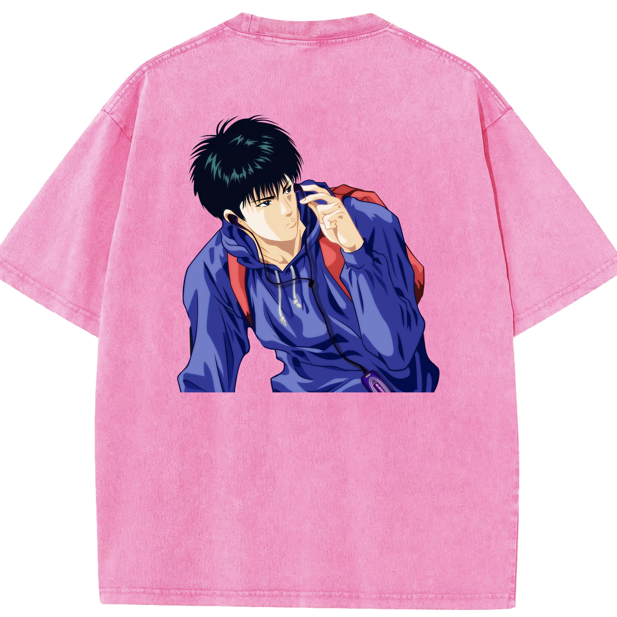 （画像用） SLAM DUNK／スラムダンク 綿100% ヴィンテージ風 半袖Tシャツ（背面プリント）